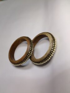 WOOD & BRASS BANGLE